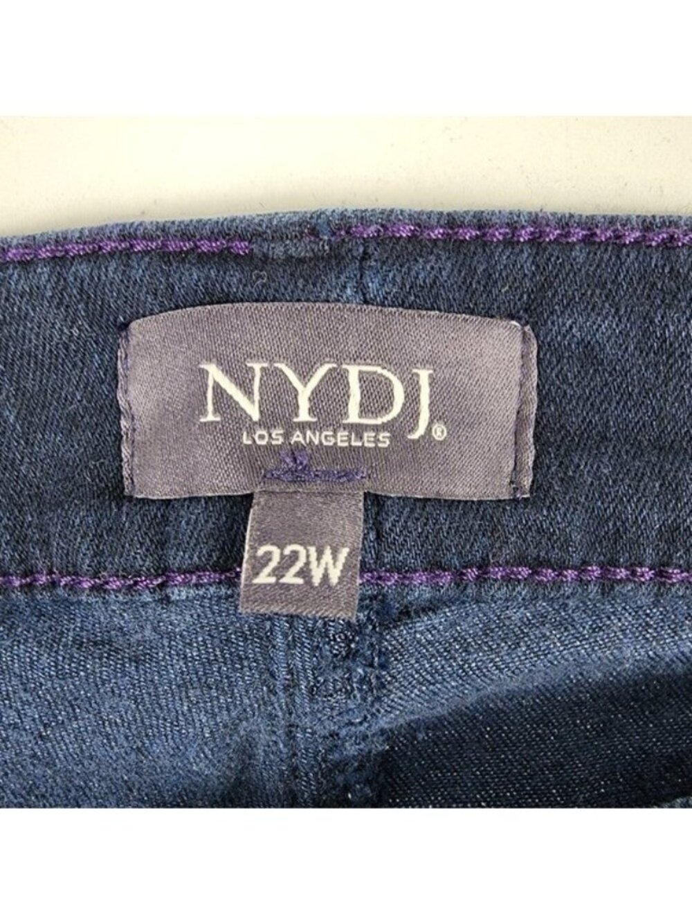NYDJ Jeans Womens Plus 22W Ami Skinny Legging Blue Ankle Buttons NWT - Picture 4 of 13